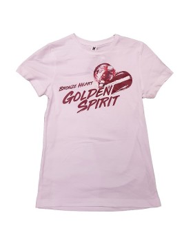 HOKEJAM Women Bronze Heart Golden Spirit T-Shirt
