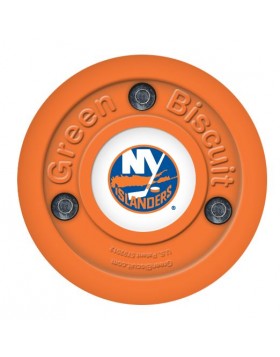 Green Biscuit New York Islanders Off Ice Training Hockey Puck