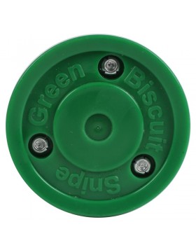 Green Biscuit Snipe Off Ice Training Hockey Puck